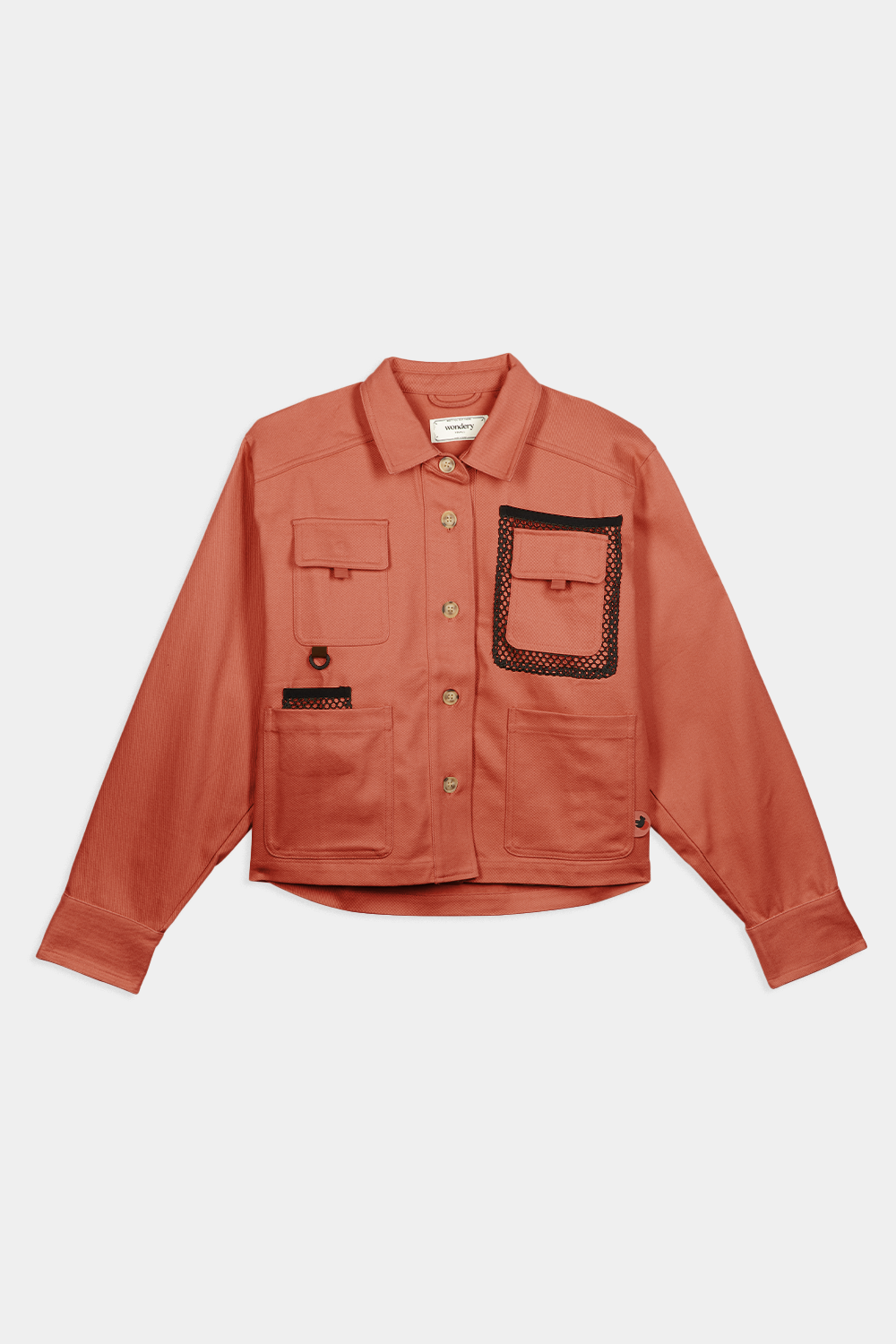 Coral fashion jean jacket