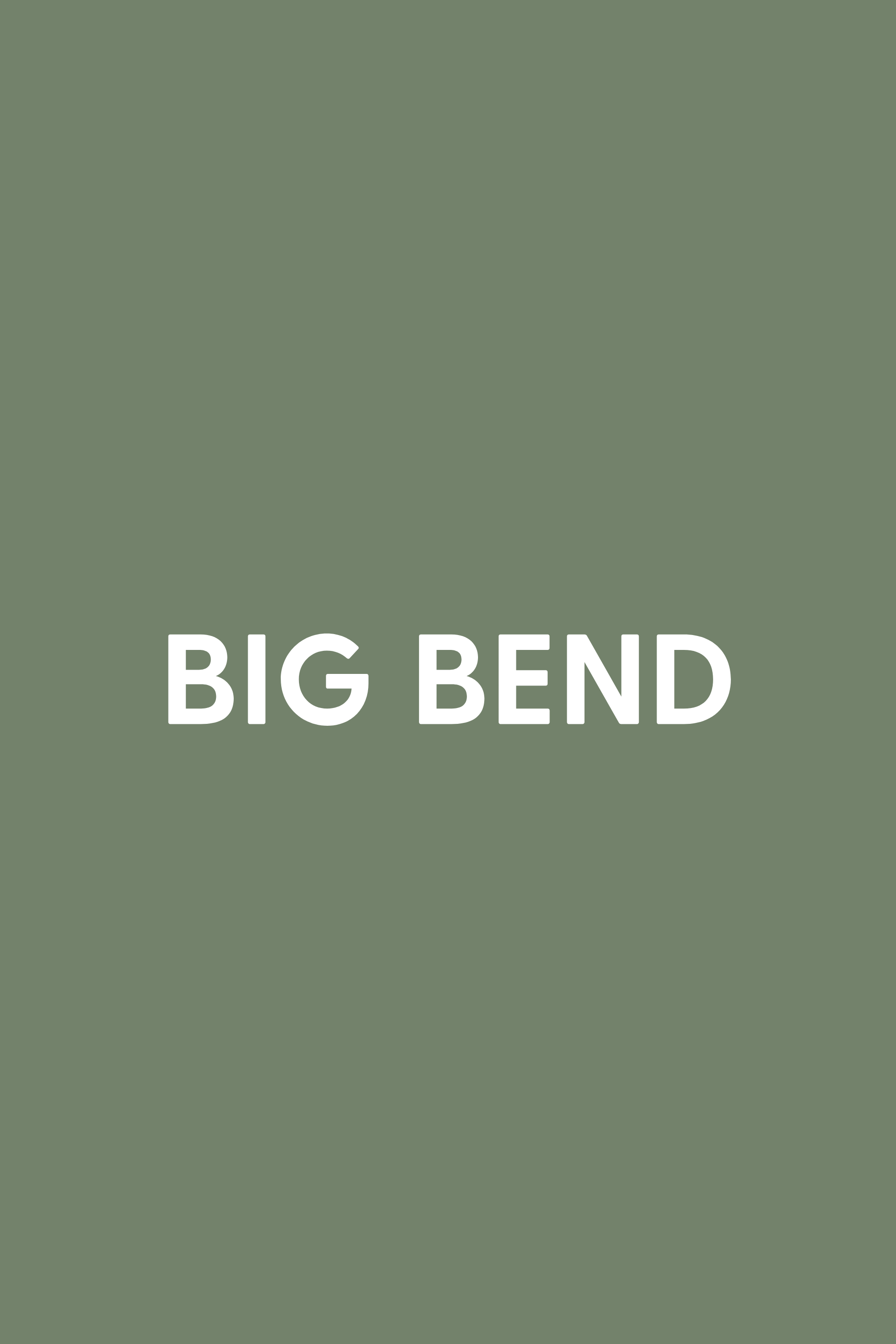 Big Bend (U)