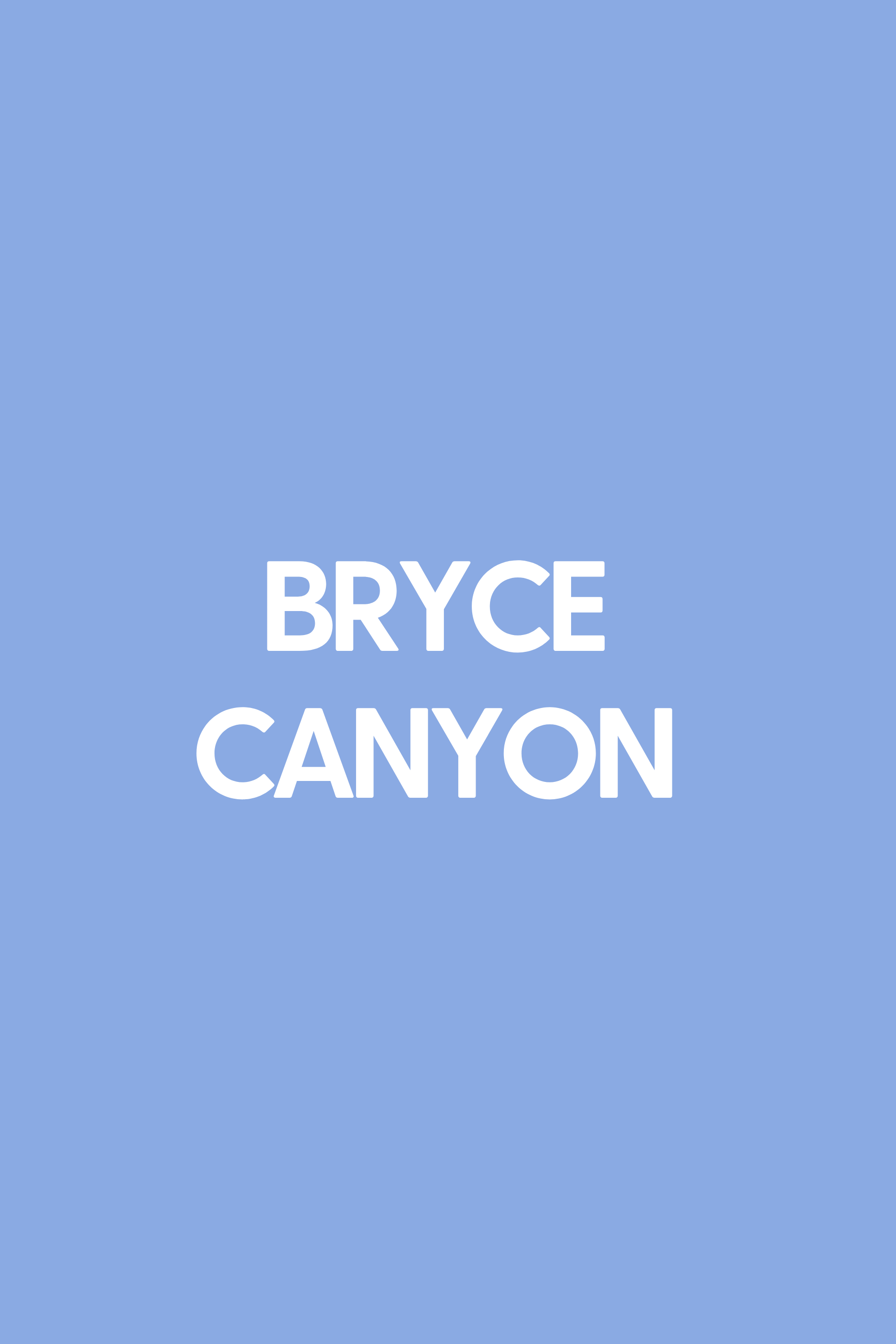 Bryce Canyon (U)