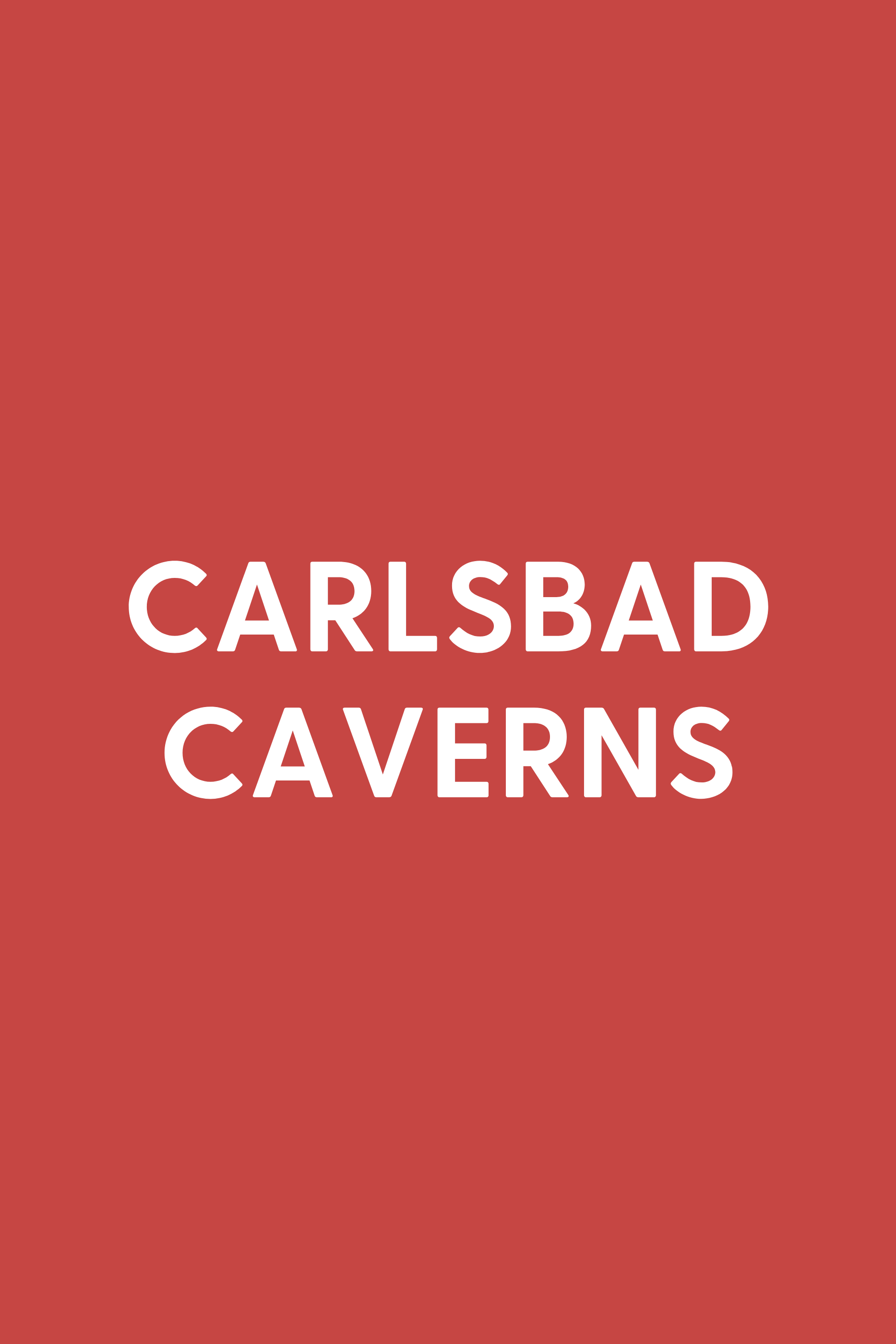 Carlsbad Caverns (D)