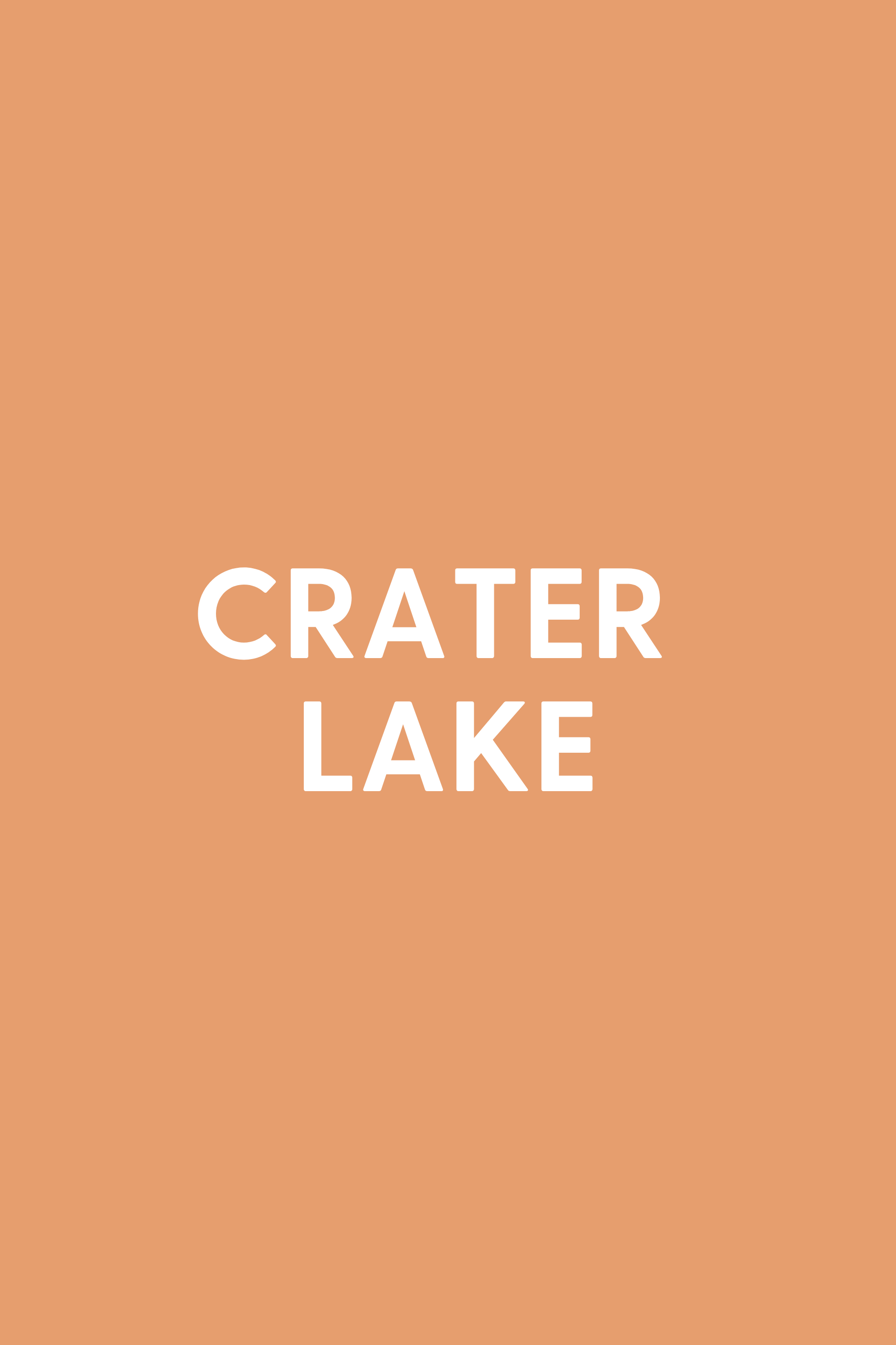 Crater Lake (D)