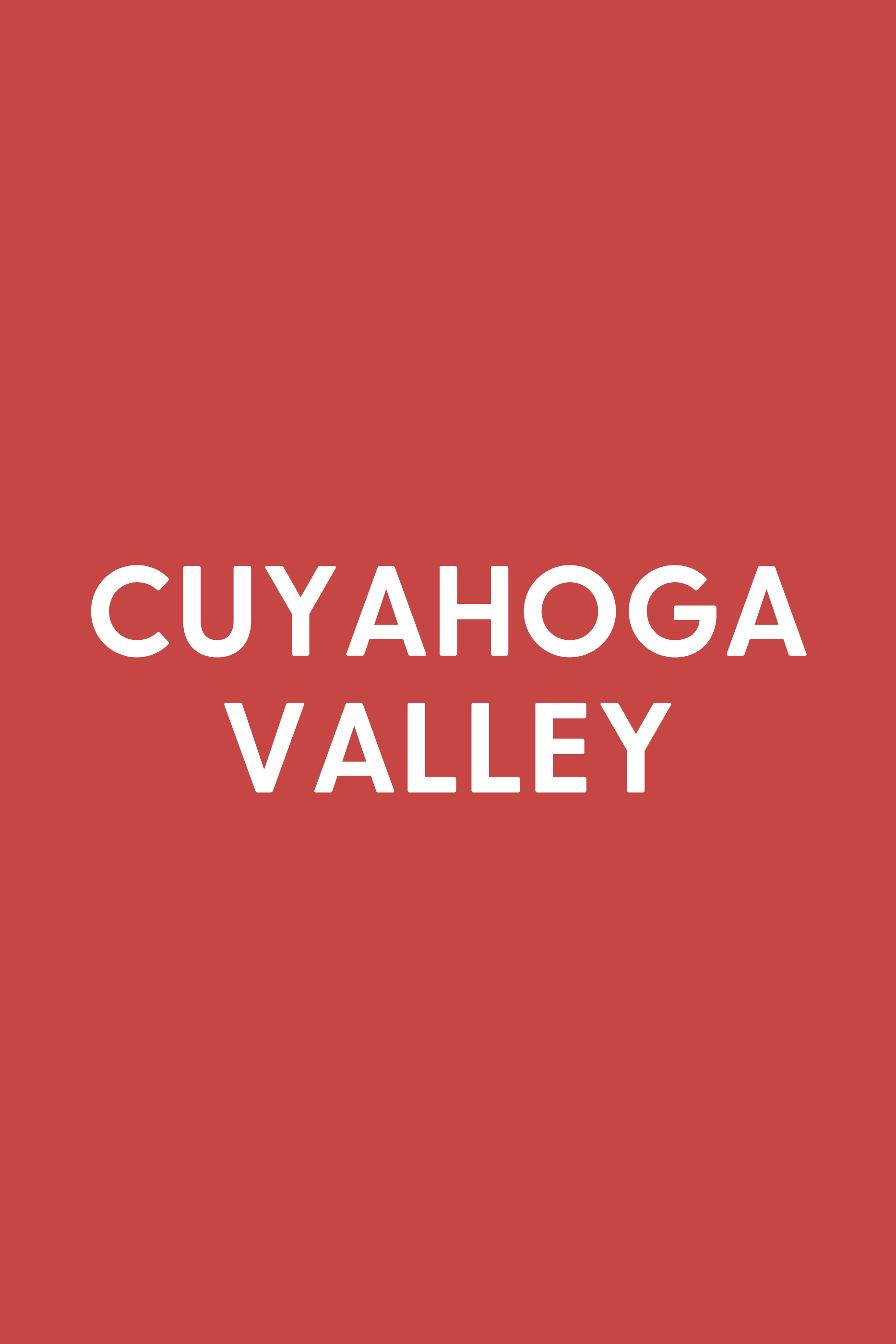 Cuyahoga Valley (D)