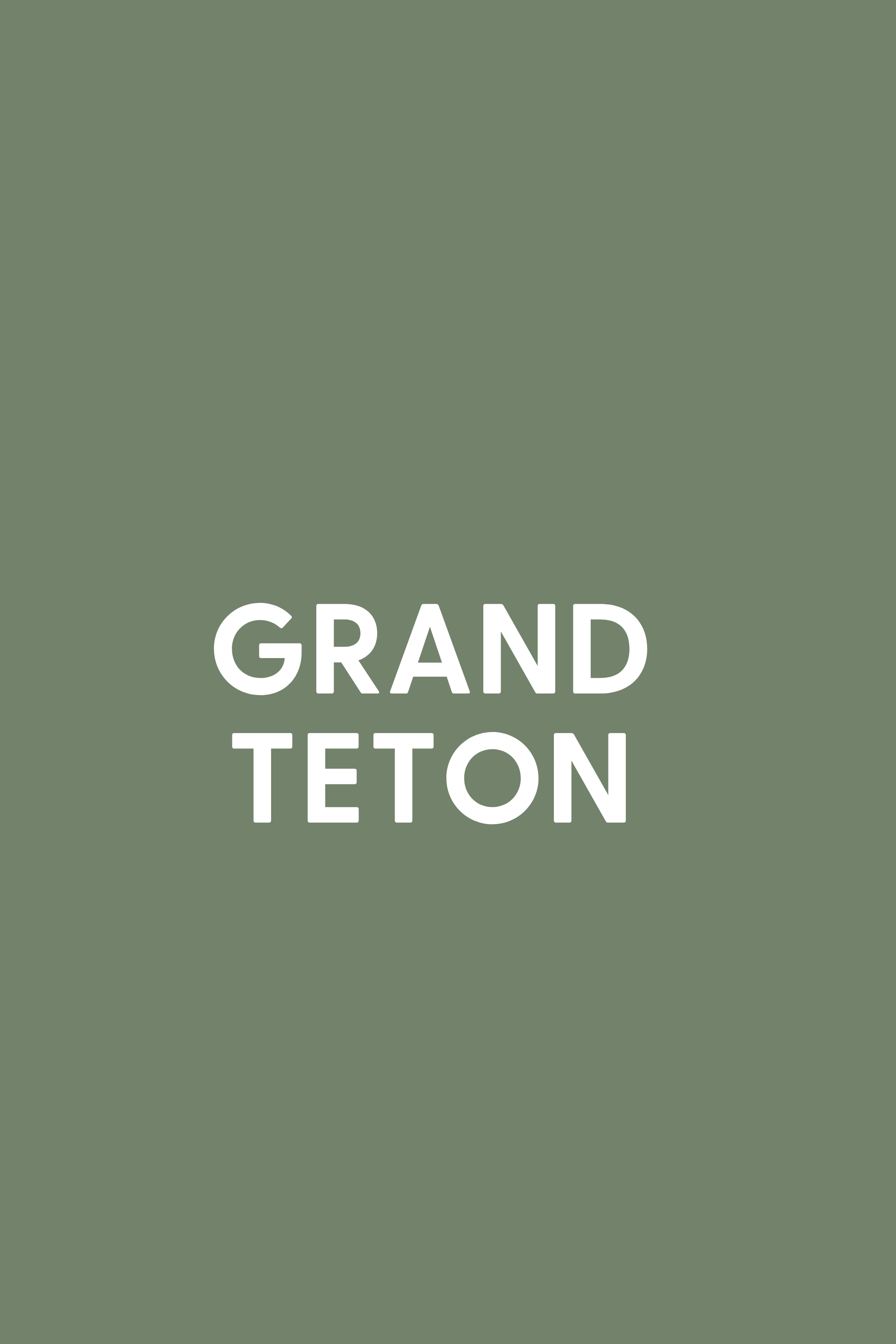 Grand Teton (U)