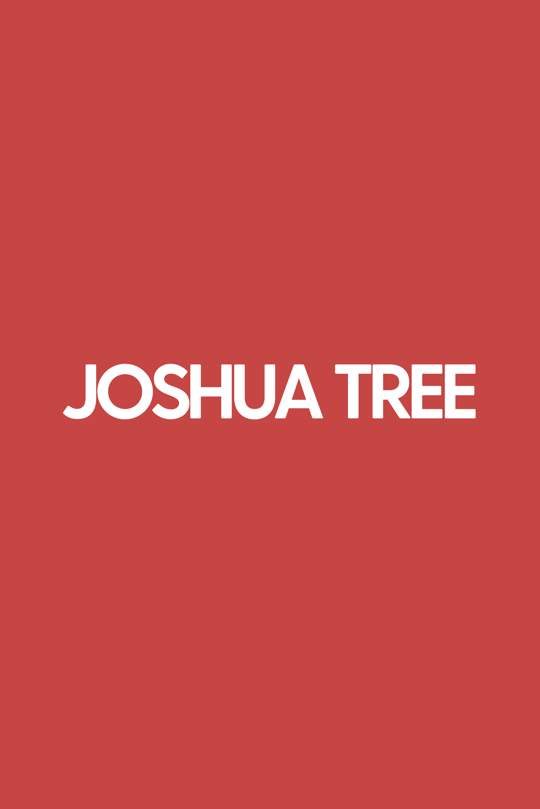 Joshua Tree (D)