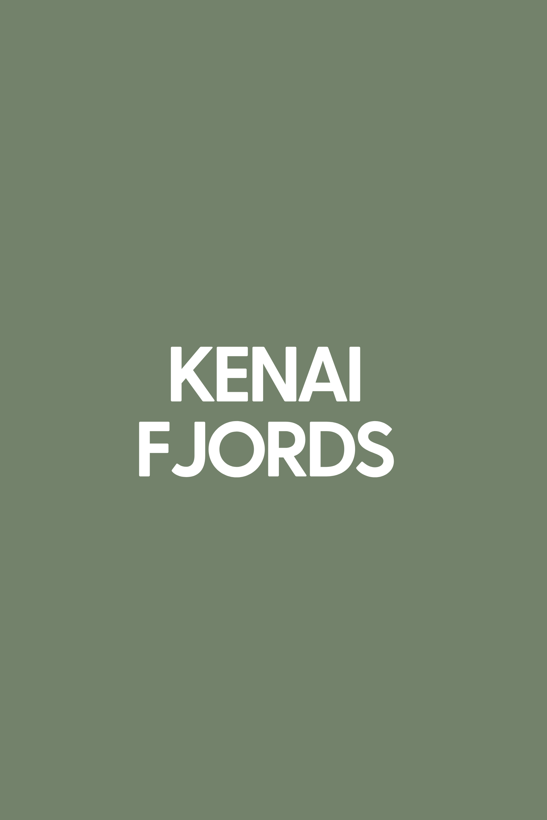 Kenai Fjords (U)