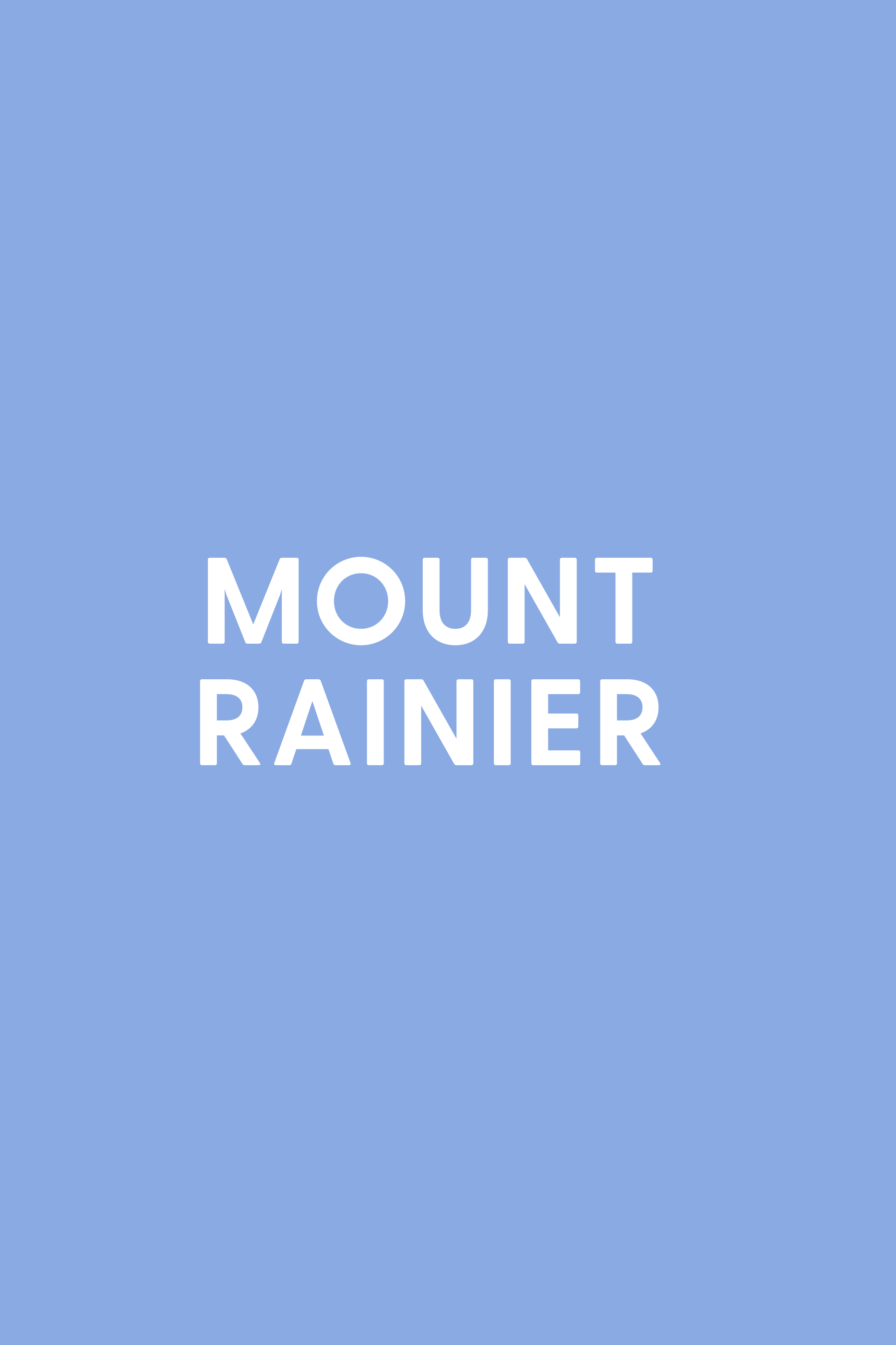 Mount Rainier (U)